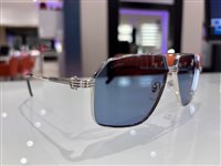 Occhiali da sole Cartier Uomo CT0270S003-SILVER-SILVER-BLUE61 - CT0270S003-SILVER-SILVER-BLUE61